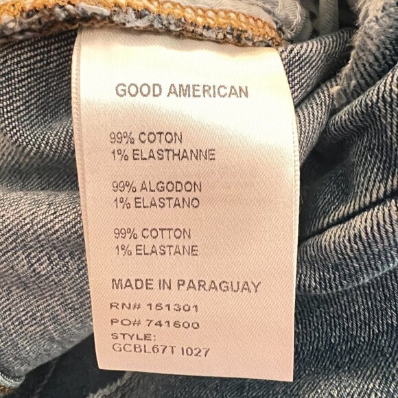 Good American Plus Women's Wide Leg Jeans NWT Size 24 - Picture 7 of 8